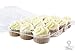 Chefible 12 Mini Cupcake Container, Cupcake Box - Set of 10