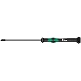 Wera 05118024001 Kraftform Micro 2050 PH Phillips Electronics Precision Screwdriver, PH 1 Head, 80mm Blade Length