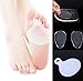 Bassion 6 Pcs Metatarsal Pads Ball of Foot Cushion Pads Metatarsal Insoles Support Gel Cushions for Rapid Foot Pain Relief