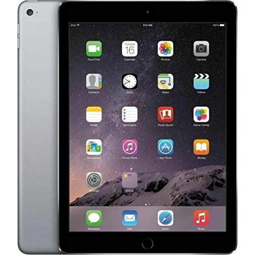 Apple iPad Air 2, 16GBSpace Gray - WiFi Only + Folio Case (Renewed)