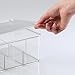 InterDesign Binz Tea Bag Organizer Box - Kitchen Cabinet Storage, Clear