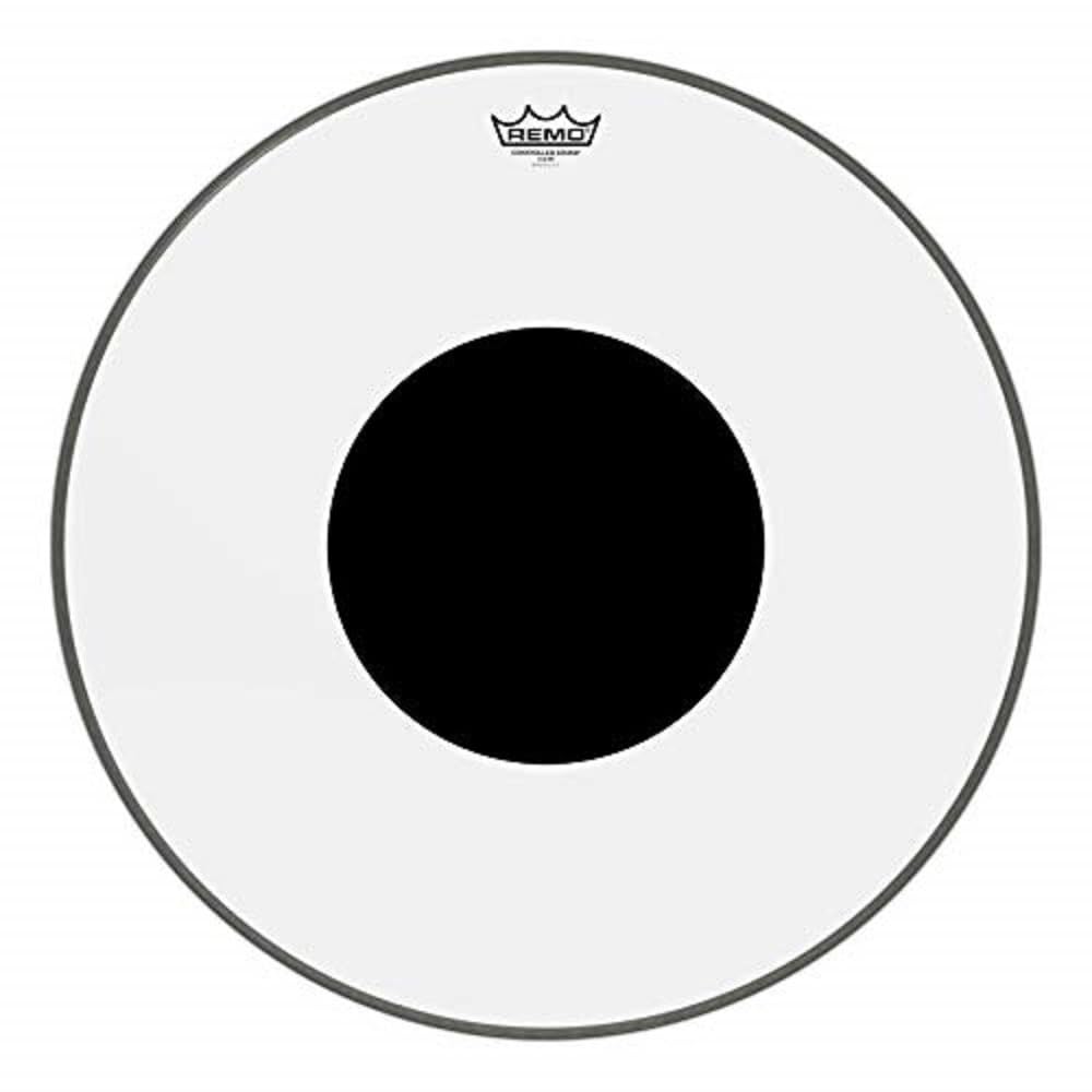 Peaux De Batterie Remo Peau De Grosse Caisse 22''- Remo Cs Controlled Sound Transparente Rond Noir - Cs-1322-10