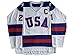 1980 USA Olympic Hockey #21 Mike Eruzione #17 O'Callahan #30 Jim Craig Miracle On Ice USA Jersey White Blue