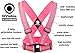 High Visibility Reflective Vest - Safety Reflector Strips Bands - Reflective Running Gear for Men and Women for Night Running, Biking, Walking (2 x Pink Vest)