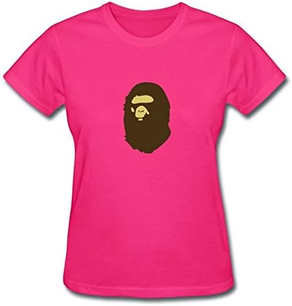 MOYI Women Cotton Great Designed Cool Fashionable Bapes T Shirt T Shirt Pink Xx-large