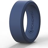 BEST SILICONE WEDDING RING FOR MEN (Navy Blue) 