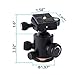 TRIPLE TREE tripod Ball Head,360 Degrees Rotation for Canon Sony Nikon DSLR Cameras, Tripod and Monopod, Maximum Load 17.6 Lbs, Two 1/4