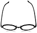 zeroUV Vintage Inspired Eyewear Round Circle Clear Lens Glasses Eyeglasses (Black)
