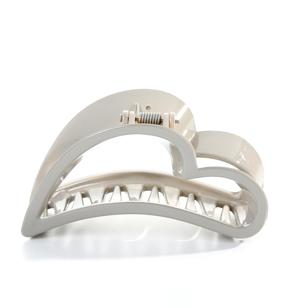 yangzerang Hair Claw Clips Heart Love Hair Claw Clips Women Hair Clips Jaw Claw Clamp Plastic Nonslip Barrettes for Thin Thick Hair for Girls Women