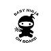 Baby Ninja On Board Vinyl Car Decal