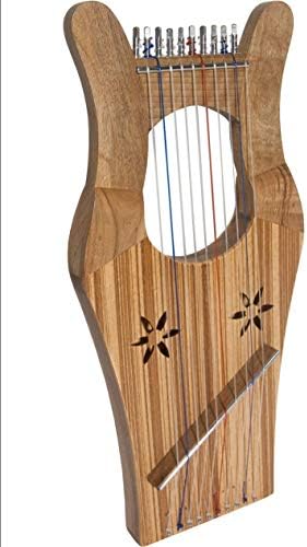 Mini Kinnor David's Harp Lyre - Walnut
