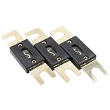 Baomain ANL Fuse 40 Amp 40A ANL-40 for Car Vehicles Audio System Sheet Gold Tone 3 Pack