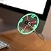 Smallest Lightest USB Led Fan with Clock Convenience Quiet Mini Portable Fan Cool Gift in Office Room Camping LiBangTai