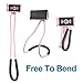 Hanging on Neck Cell Phone Mount Holder, Universal Mobile Phone Stand, Lazy Bracket DIY Free Rotating for Multiple Functions (Pink)