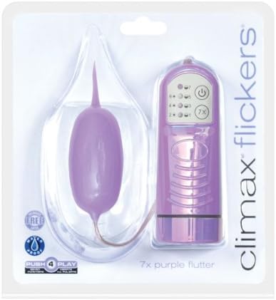 Vibrating Pulsating Climax Flickers 7X Waterproof - Purple