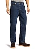 Levi’s Men’s 550 Relaxed Fit Jean – Big and Tall, Dark Stonewash, 44×32