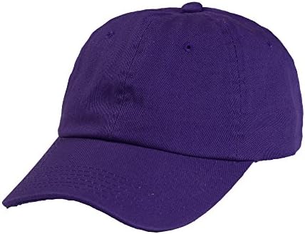 WAYCAP Basic Casual Solid Unisex 100% Cotton Baseball Cap