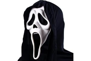 Ghostface Mask Horror Film Mask Scream Mask Party Mask Scary Props Halloween Mask Ghost Mask Costume Accessories
