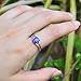 Fun Jewels Ocean's Mystique Marble Pattern Color Changing Oval Stone Mood Ring Size Adjustable