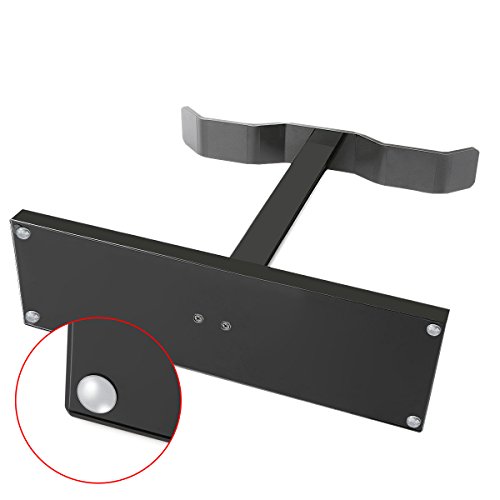 [Updated] AmoVee Acrylic Headphone Hanger Universal Headphone Stand Gadget Holder - Black - Thumbnail 2