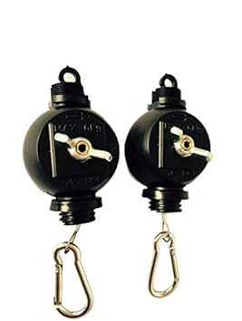 G-E Easy Rolls Stufenloses Aufhängen von Lampen & Reflektoren (2 Stück) (Stahl (rostfrei))
