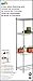 Honey-Can-Do 4-Tier Chrome Shelving unit-200 lbs