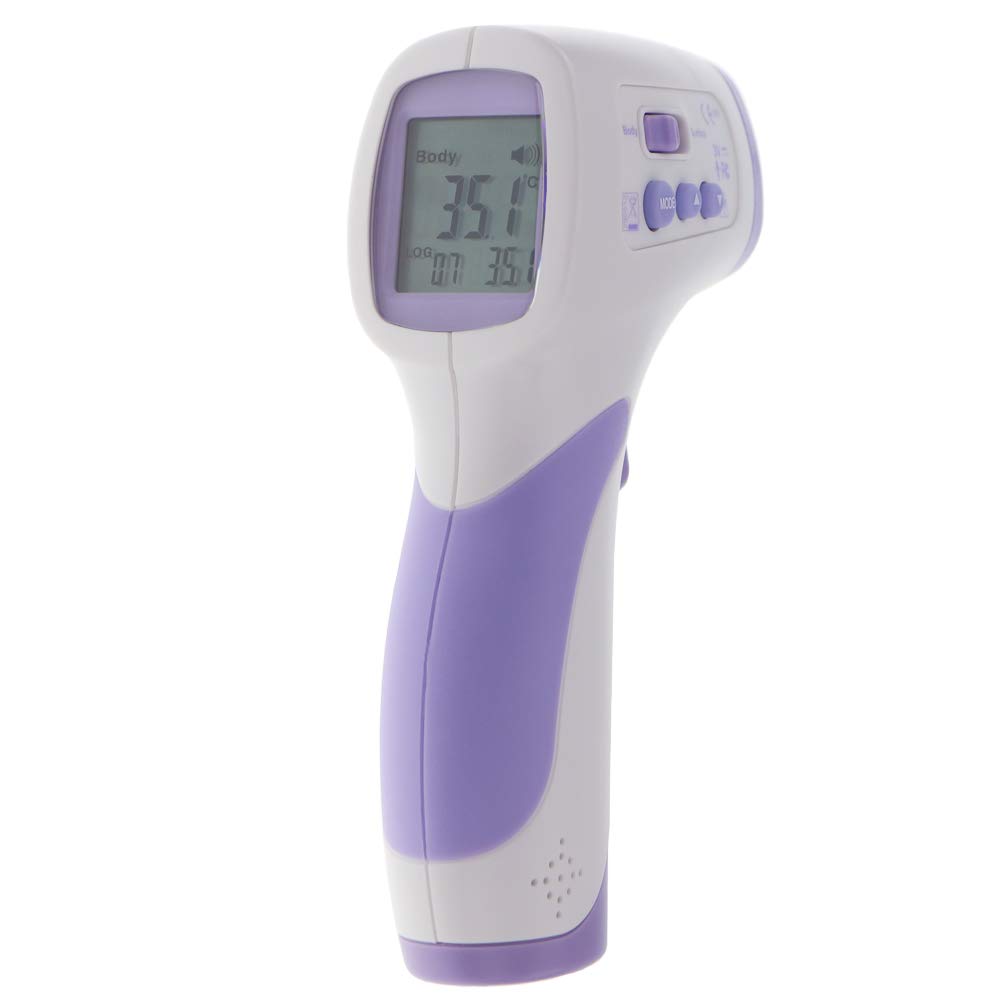 Brannan Body Temperature Thermometer- Non Contact Digital Infrared Forehead Thermometer Temperature Meter with Instant-Read LCD Display for Baby and Adults