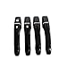 NINTE Door Handle Cover for 2013-2023 Jeep Grand Cherokee & 2014-2022 Dodge Durango | Gloss Black with Smart Keyhole