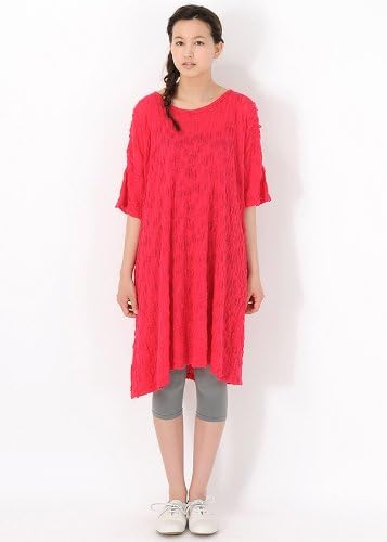 Amazon ズッカ Zucca S メッシュジャガード ワンピース Dark Pink 19 M ワンピース チュニック 通販