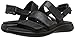 ECCO Women's Women's Soft 5 3-Strap Flat Sandal, Black, 40 EU/9-9.5 M US