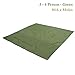 Weanas Multipurpose Waterproof Tent Tarp Footprints Outdoor Camping Shelter Canopy Cover Blanket Mat (Green 7x7 ft)