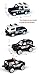 Tianmei 6 Cars in 1 Set Police styling 1:87 Alloy Diecast Vehicle Models Collection Kids Toy, Police Assault Car Truck Armored Vehicle (6pieces - Police)