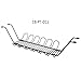 Tech-Dek, Cable-Safe Cable Corral Jr Under Desk Cable Manager, Color: Black, Material: Rubber-Coated Recycled Steel, Dimensions: 11.5”L x 4.5”H x 6”W, Tray Dimensions: 11.5”L x 6”W, Qty: 1