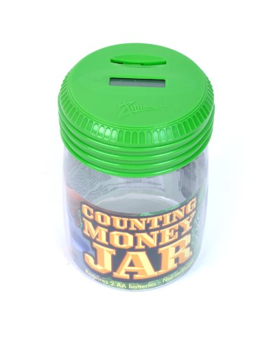 Zillionz Counting Money Jar - Green # 3056504