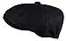 Men's Wool Blend Applejack Houndstooth Plaid Ivy Newsboy Hat (Black, One Size)