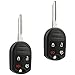 Car Key Fob Keyless Entry Remote fits Ford, Lincoln, Mercury, Mazda (CWTWB1U793 4-btn) - Guaranteed to Program