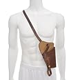 M3 Premium Brown Drum Dyed Leather Tanker Shoulder Holster Marked JT&L 1943 fits USGI M1911, SIG 226, Glock 19, Beretta 92FS