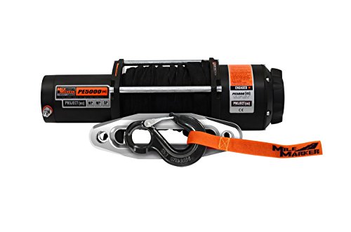 Mile Marker 77-53120W PE5000(ES) UTV/Side-by-Side Premium Sealed Electric Winch w/Synthetic Rope - 5,000 lb. Capacity