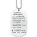O.RIYA Always Remember You Are Braver Than You Believe Jewelry Necklace/Keyring