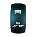 STVMotorsports 5 Pin Laser Rocker Switch LED Light BAR On/Off LED Light 20A 12V Automotive UTV – Green