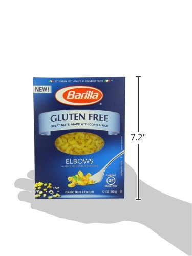 BARILLA GLUTEN FREE PASTA, ELBOWS, 12 OUNCE