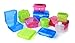 Sistema Lunch Collection Food Storage Containers, Assorted Colors, 6.7 Ounce, Set of 3