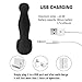Prostate Massager, Anal Sex Toy, Male Toy Vibrator with 9 Vibrating Speeds P-Spot Testicles Perineum Stimulation,Wireless Remote Control,Rechargeable, Waterproof