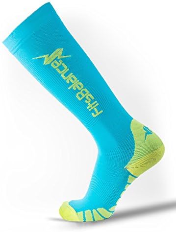 Compression Socks for Men &amp; Women By FitsBalance, BEST Graduated Athletic Fit for Running, Nurses, Shin Splints, Flight Travel, &amp; Maternity Pregnancy. Boost Stamina, Circulation, &amp; Recovery