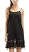 [Shop Lev] Women's Satin Full Slip with Circle Lace for Lengthening