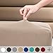 Fitted Sheet- COSMOPLUS Queen Fitted Sheet Only（No Flat Sheet or Pillow Shams）,4 Way Stretch Micro-Knit,Snug Fit,Wrinkle Free,for Standard Mattress and Air Bed Mattress from 8” Up to 14”,Taupe