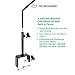 Vertical Deck Hook Clamp, 3 inch Wide, For Use with Torches, Shepherd Hooks or Poles, Convert Horizontal Clamp Deck Hooks To Vertical Clamp