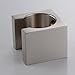 KES All Brass Handheld Shower Head Holder Bracket Wall Mount for Bathroom Hand Sprayer Wand or Toilet Hand Held Bidet Spray Brushed Nickel, C107-2