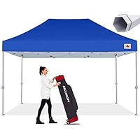 ABCCANOPY Commercial Aluminium Ez Pop Up Canopy Tent 10x15 Premium-Series, Royal Blue