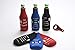 Beer Bottle sleeves- Set of 6 Multi Color Zipper Coolies with Funny Quotes - Thick Neoprene - Fully stitched, Non-Glued Base - Thermosuit Cooler + Bottle Opener - Trendy & Awesome any occas. Gift #3FQ